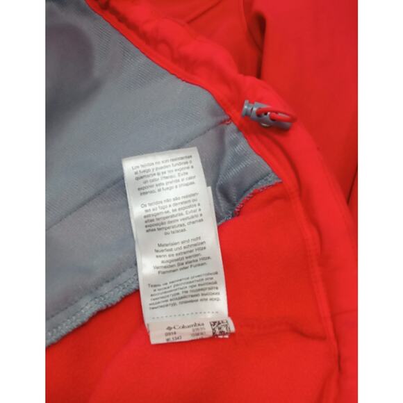 COLUMBIA Women's Jacket SoftShell Kruser Ridge Walking Hiking Outdoor Red Size M - Picture 9 of 12